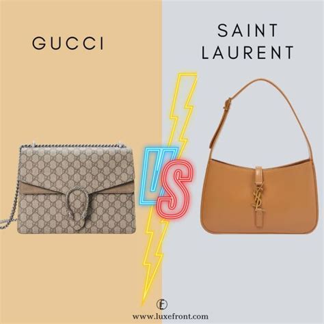 guccy vs gucci|difference between ysl and gucci.